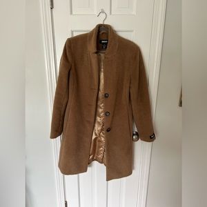 DKNY camel women’s wool coat